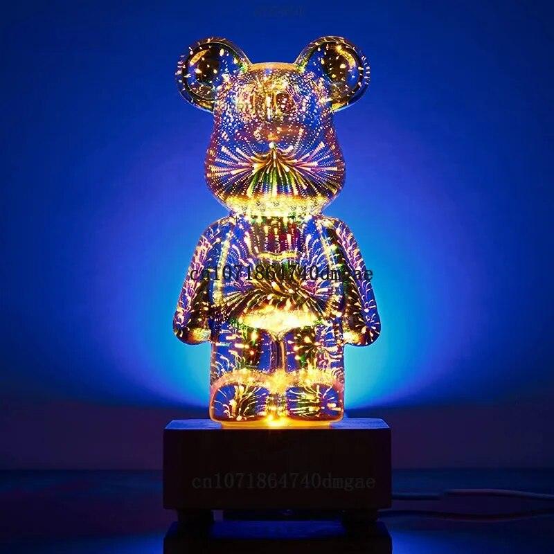 Luminária 3D em formato de Urso - TEC EXPERT